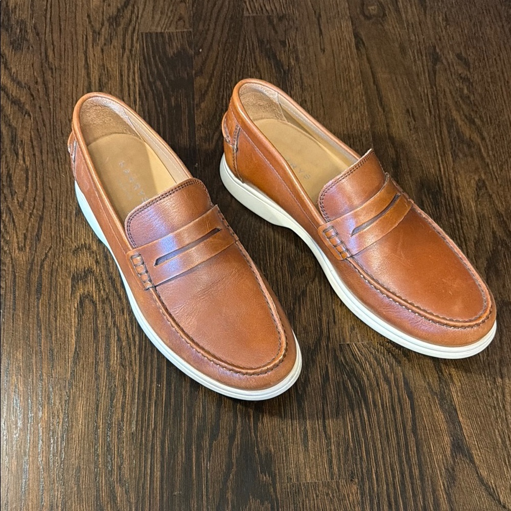 Harry’s of London Men Penny Loafers in Cognac Brown - Stylish Casual Dress Shoe
